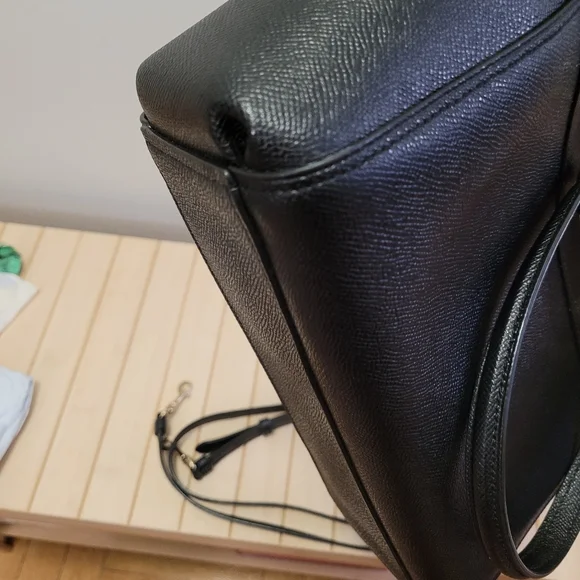 Coach authentic Mini Brooke Carryall Black leather sachet crossbody black - Picture 5 of 9